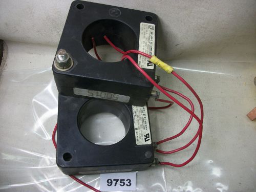 (9753) lot of 2 square d current transformers 180r-501 for sale