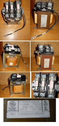 Used* general electric ge 9t58b506g30 industrial control transformer 0.25 kua for sale