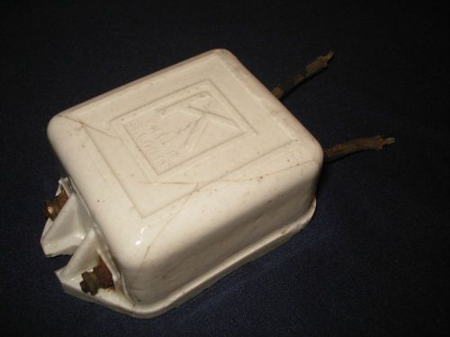Vintage antique killark porcelain transformer box 2 wire for sale