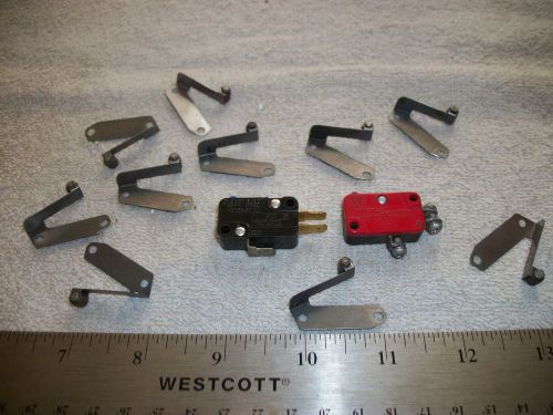 LOT OF ROLLER LEVERS FOR SMALL LIMIT SWITCHES-LOOK! A