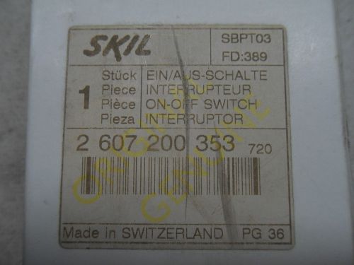 (C3) 1 USED SKIL 2 607 200 353 INTERRUPTOR ON-OFF SWITCH