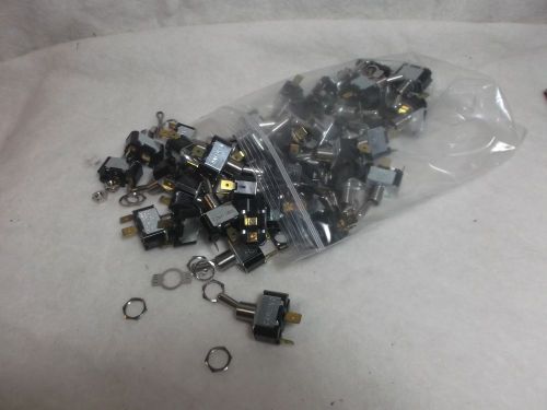 Bag of 44 single throw single pole toggle switches Garling 20A-125V 12A-250V 1HP