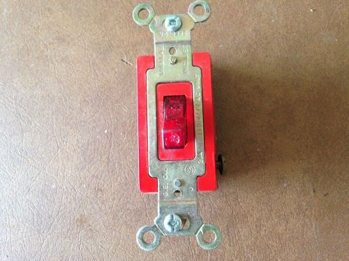 GE Red Pilot Light Toggle Switch
