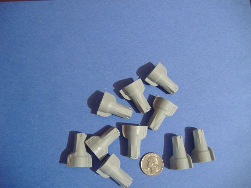 Lot of 10 gardner bender large gray wing wire nut connectors  made in usa for sale
