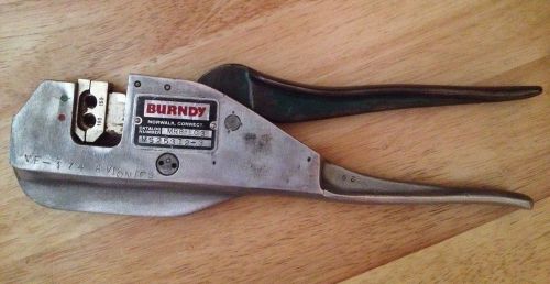 Burndy MR8-EC3 Wire Crimper Tool Full Cycle Ratcheting