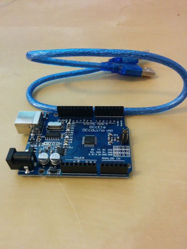 DCcEle Dccduino UNO With Free USB Cable (Compitable with Anduino UNO)