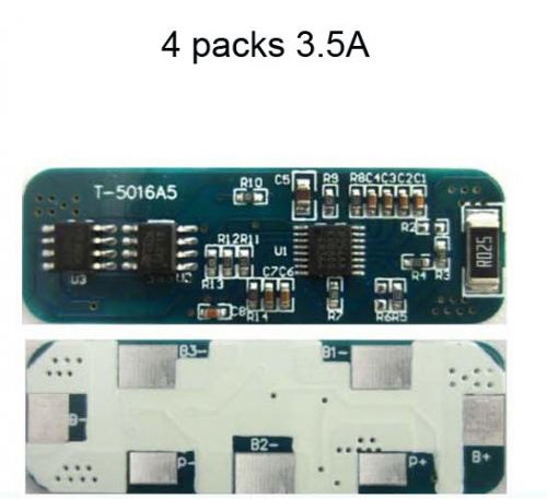 Protection Board for 4 Packs 14.8V 16.8V 18650 Li-ion Lithium  Battery  3.5A