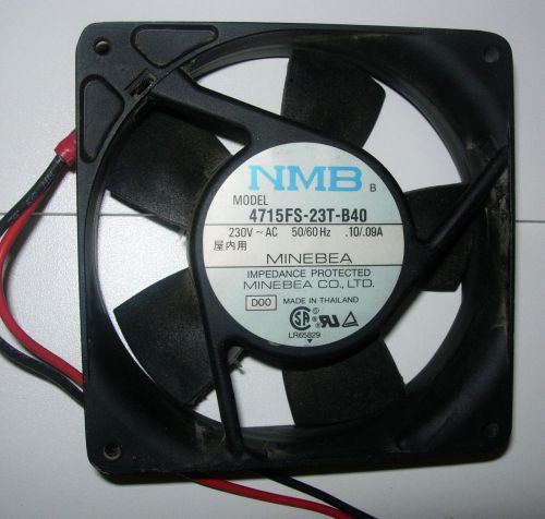 220V fans Minebea,  NMB or SUNON  119mm Sq x 38mm USED