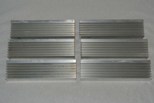 Lot of 6 Very Large Aluminum Heat Sinks For LED Art Hobby Crafts Steampunk