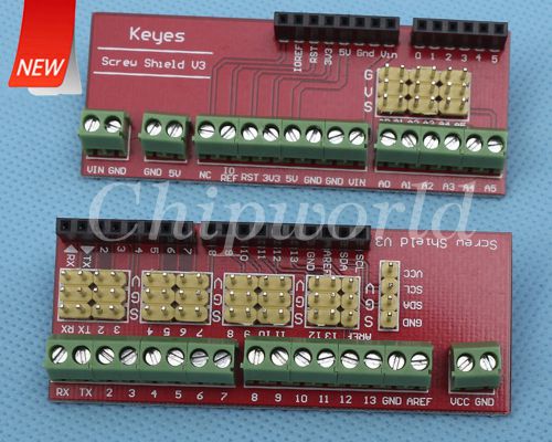 New screw shield v3 screwshield expansion board for arduino uno r3 for sale