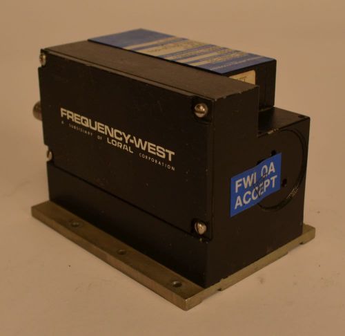 Frequency West MS-58XO-35 Microwave Oscillator 6800-7200 MHz Harris Farinon 58X0
