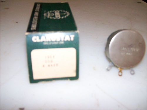 Clarostat 58c1-500 potentiometer 4w 500 ohms