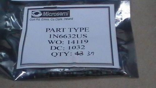 Lot of (37) microsemi 1n6632us 5 watt zener diode  mil-prf-19500/356 for sale