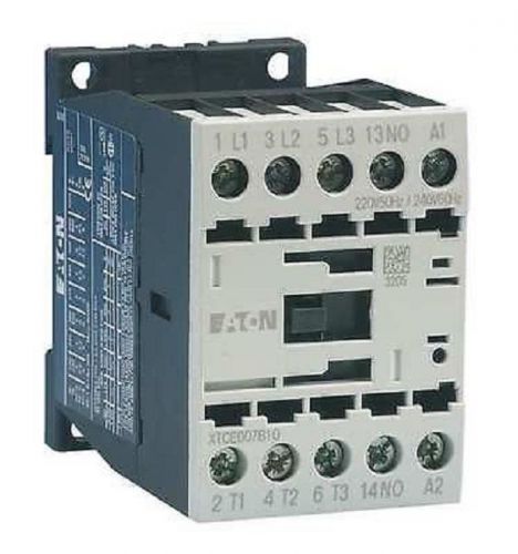 EATON XTCE007B10A IEC Contactor,NonRev,120VAC,7A,1NO 1NC,3P
