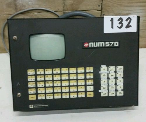 NUM 570 operators electronic control panel as is untested for parts or repaire
