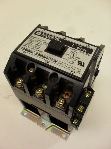 Toshiba c-65e magnetic contactor nema 2+ coil 24 volts ac new for sale