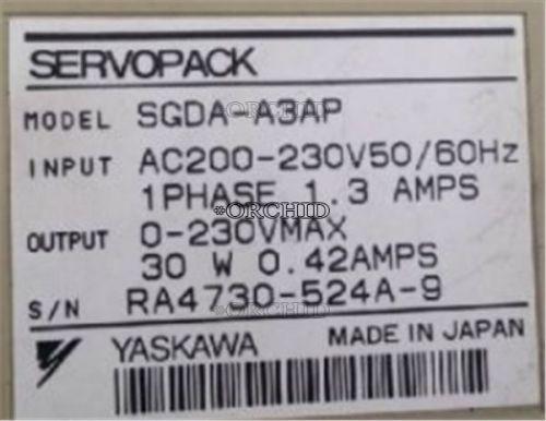 Used yaskawa servo drives sgda-a3ap tested for sale