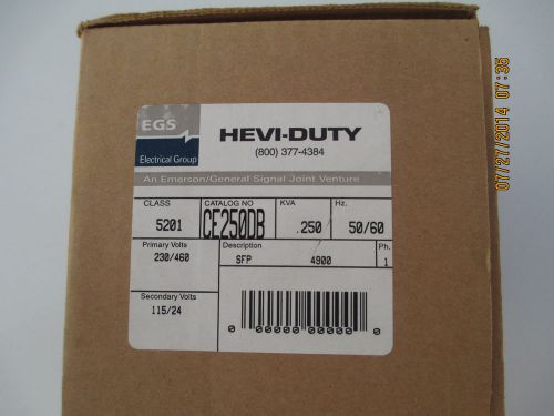 Hevi-Duty Transformer p/n CE250DB