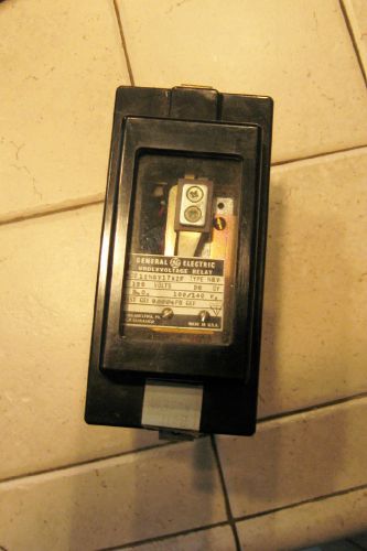 GENERAL ELECTRIC UNDERVOLTAGE RELAY TYPE NGV 125V 12NGV17A2F