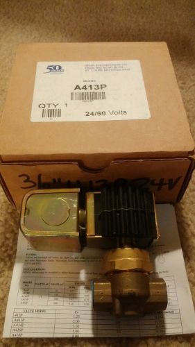 DEMA NORMALLY CLOSED SOLENOID VALVE A413P 3/8&#034; 24V AC NEW! LAST ONE!