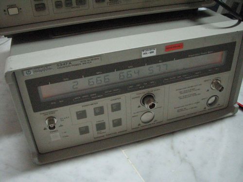HP/Agilent 5347A 20GHz Microwave Counter/Power Meter