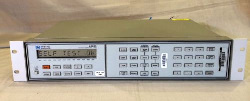 HP / Agilent 3488A Switch Control Unit w/ 5 44471A Modules,  50 Channel Tested.