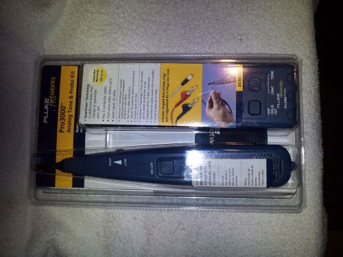 New fluke networks pro3000 kit series 26000900 analog tone and probe for sale