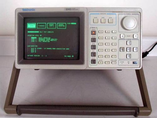 Tektronix 1240 Logic Analyzer to100 MHz w/Manual