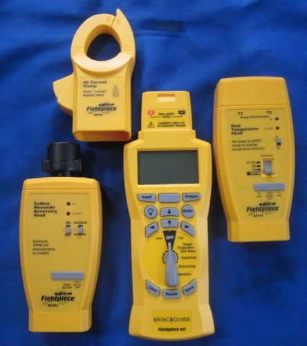 Fieldpiece hg1 hvac guide system analyzer with extras for sale
