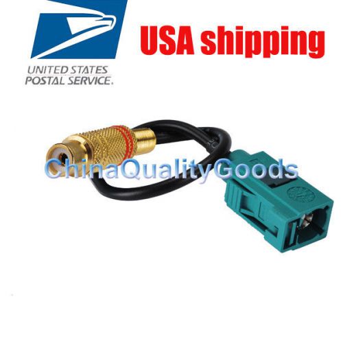 USA ship Fakra Jack &#034;Z&#034; straight to RCA Jack straight pigtail cable RG174 15cm
