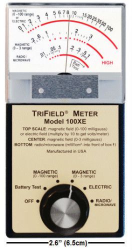 Trifield meter 100xe electromagnetic field emf detector for sale