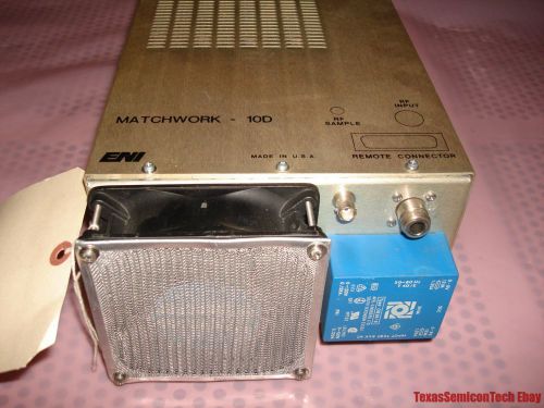 Eni matchwork 10d rf matching network tuner unit - mw-10-21191 - used free ship for sale
