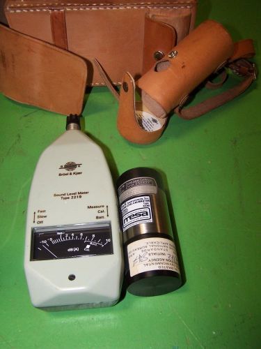 Bruel &amp; kjaer sound meter 2139 + 4230 calibrator + case for sale