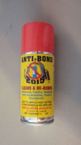 ANTI-BOND 2015 CLEANS &amp; DE-BONDS. Adhesives ,Sealents, Caulks &amp; ect. Qty. 2 Cans