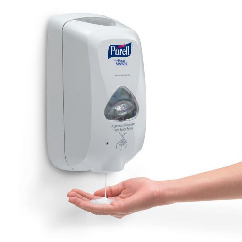 PURELL  Dove Gray Touch Free Hand Sanitizer Dispenser For Gel Or Foam New