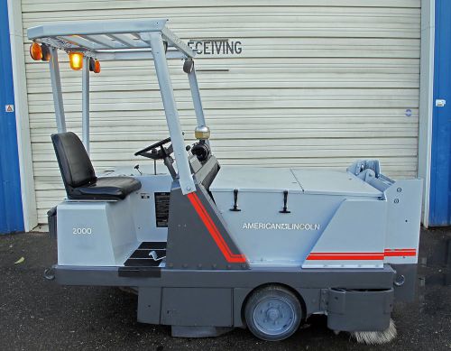 American-lincoln 2000 ride on street sweeper for sale