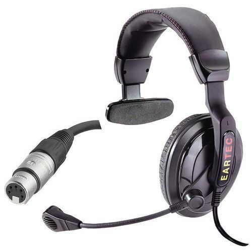 Headsets 5-Pin Eartec ProLine Single Around-Ear Communications Headset PS5XLR/F