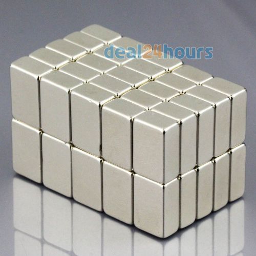 50pcs N50 Strong Mini Block Cuboid Magnets 12 x 8 x 5mm Rare Earth Neodymium