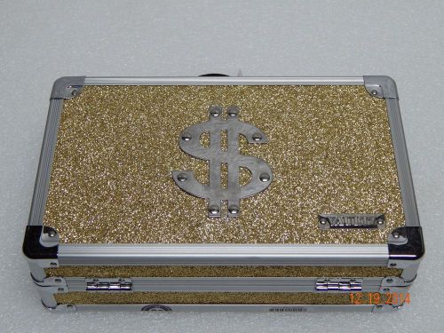 Ideastream Vaultz Pencil Box with Key Lock, Dollar design