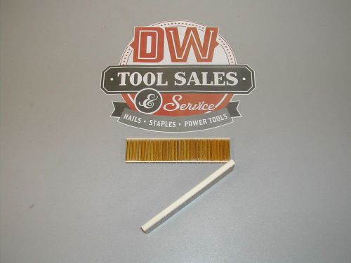 Painted Staples 18 Gauge1/4 Crown Senco L and Duofast 1800 Series (Off White) 1&#034;