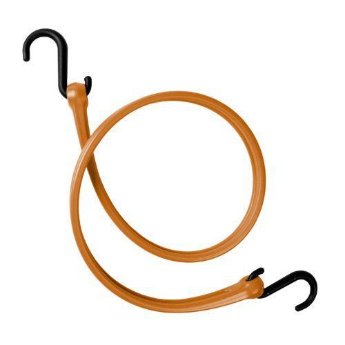 The perfect bungee 31-inch easy stretch strap with nylon s-hooks  tan for sale