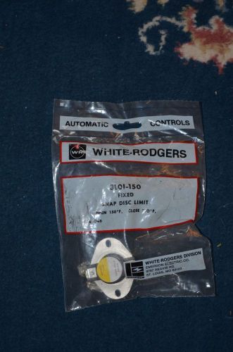 White-Rodgers 3L01-150 Fixed Snap Disc Limit Control Open 150F/Close 110F