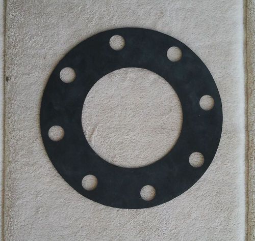 Two 5” neoprene* full faced gasket 1/8” thick 150# for sale