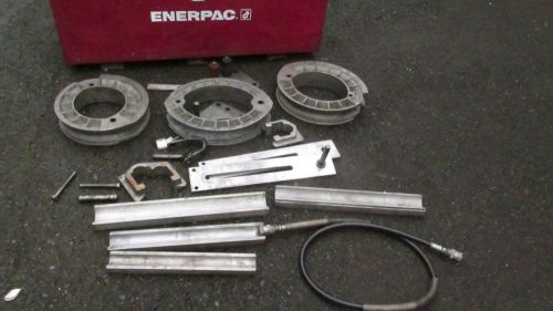 Enerpac Steel Box with Assorted Parts &amp; Fittings Used