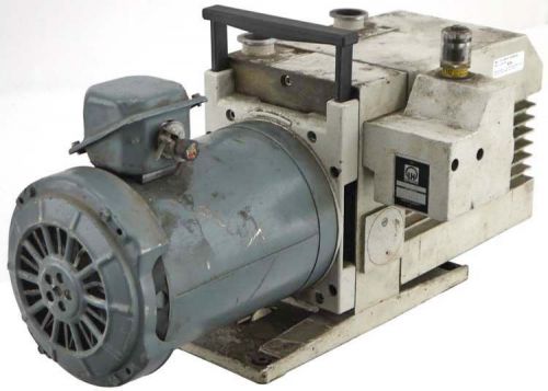 Leybold-heraeus trivac d25b 208-230vac vacuum pump +ge 1.5hp 1725rpm motor parts for sale
