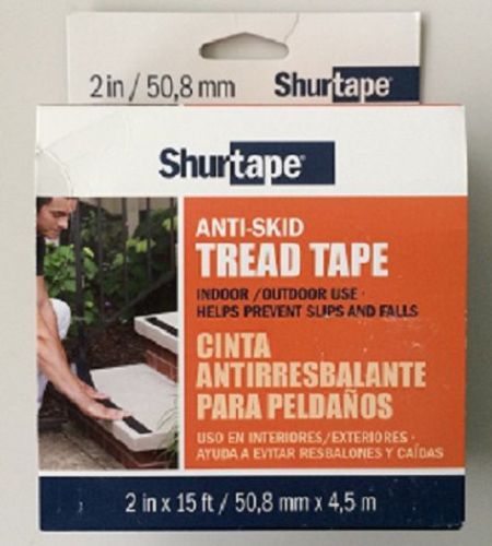 Anti-skid tread tape 2&#034; x 15&#039; by shurtape for sale