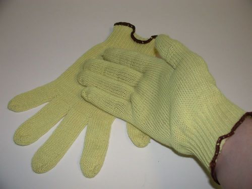 DuPont Kevlar Glass Cutting Safety Gloves Yellow Medium Memphis Cut Resistant