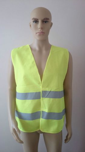 Traffic safety construction work reflective high-visibility vest survey green for sale