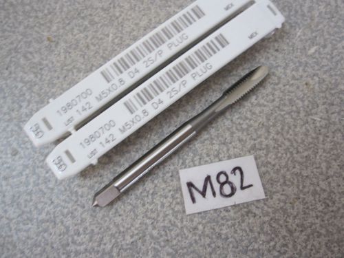 (2) osg 1980700 spiral point tap plug bright m5x0.8 for sale