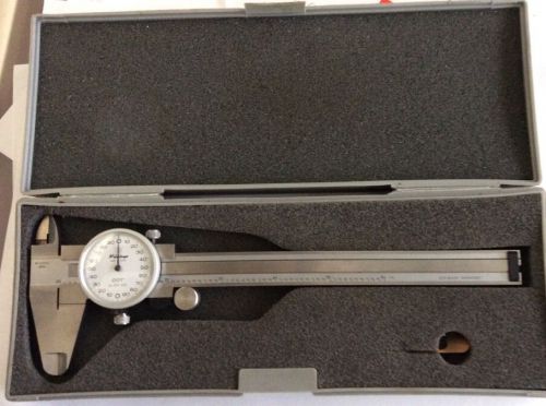 VTG Mitutoyo 505-626 0-6&#034; Dial Caliper with Case - 0.001&#034;